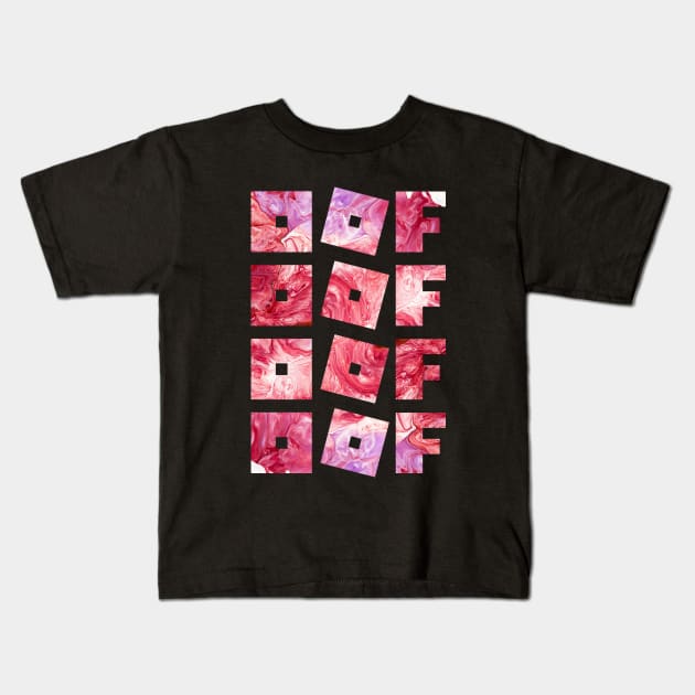 Roblox logo game - Oof (ripetitive - red paint) | gamer Kids T-Shirt by Vane22april